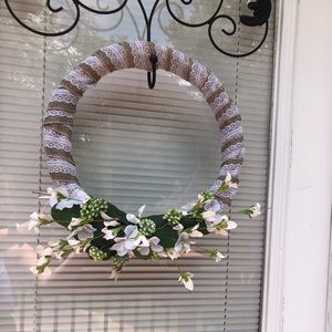 Burlap wreath